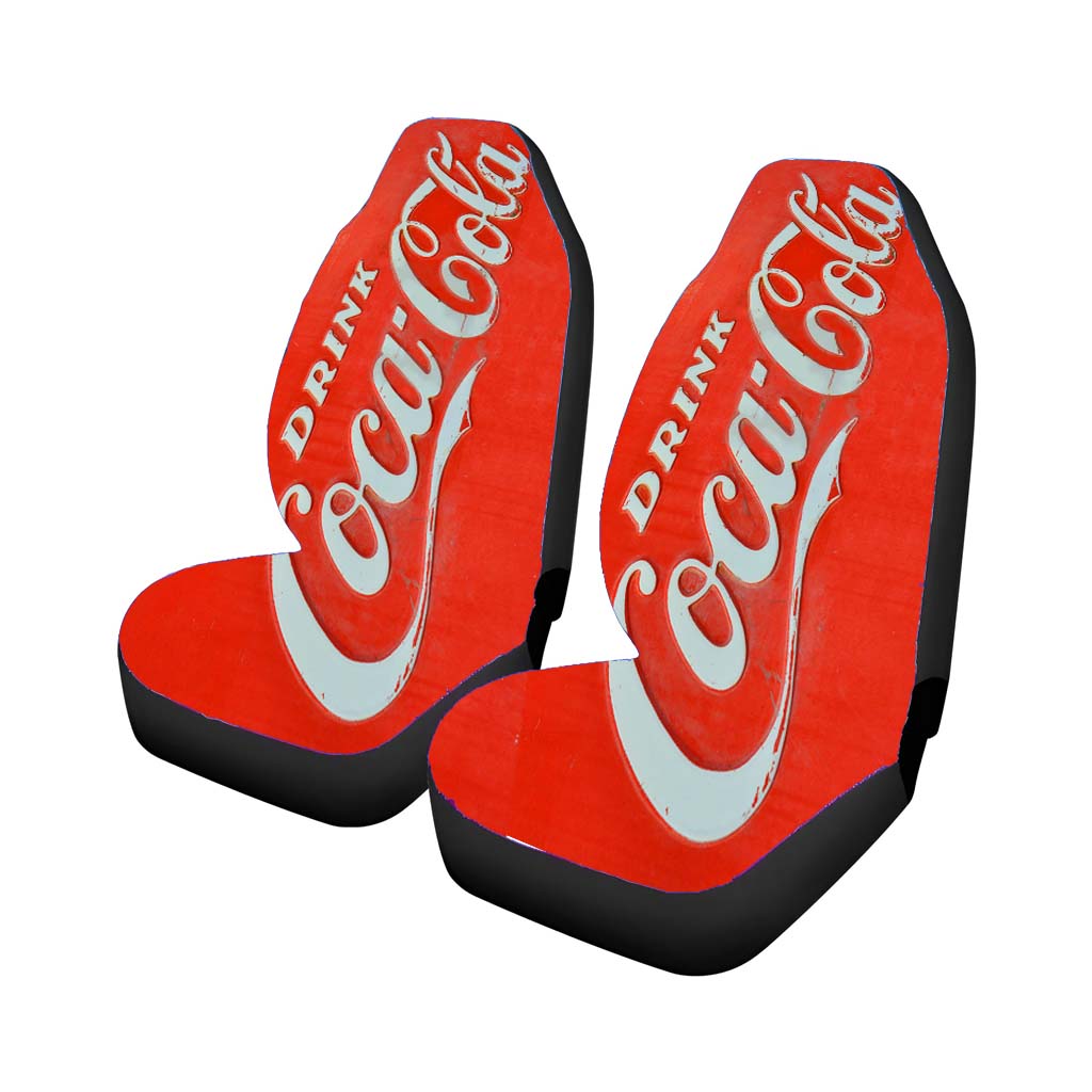 Drink Coca Cola Machine Rear Car Seat Covers