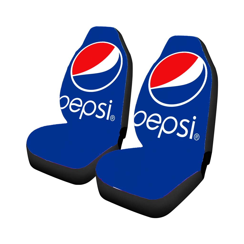 Drink Pepsi Blue Logo Rear Car Seat Covers