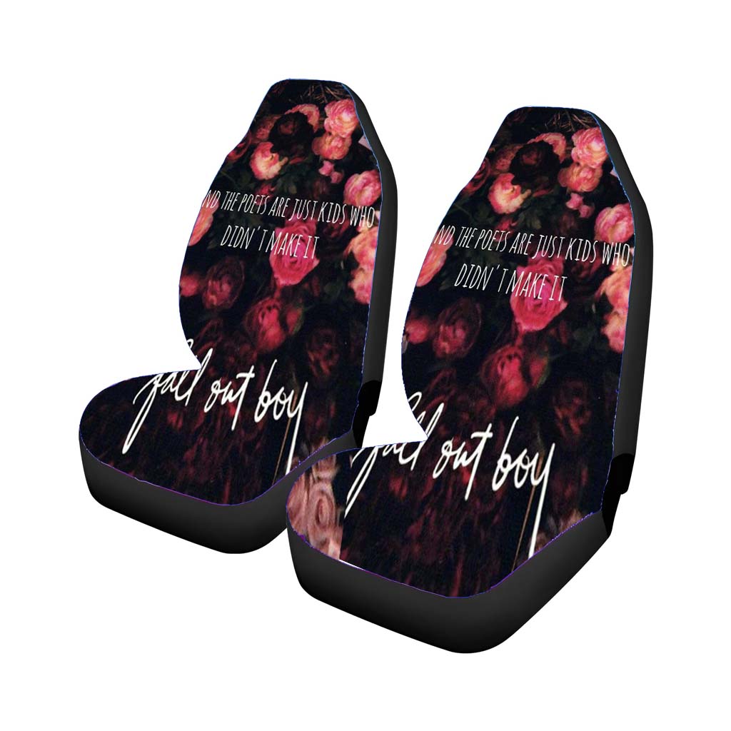 Fall Out Boy Flowers Rear Car Seat Covers