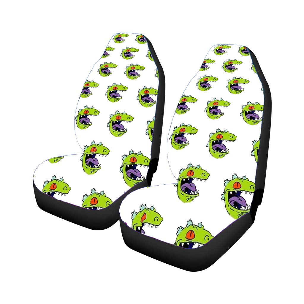 Fondos De Pantalla Rugrats Reptar Head Pattern Rear Car Seat Covers