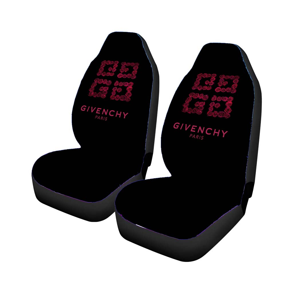 Givenchy Paris Rose Rear Car Seat Covers