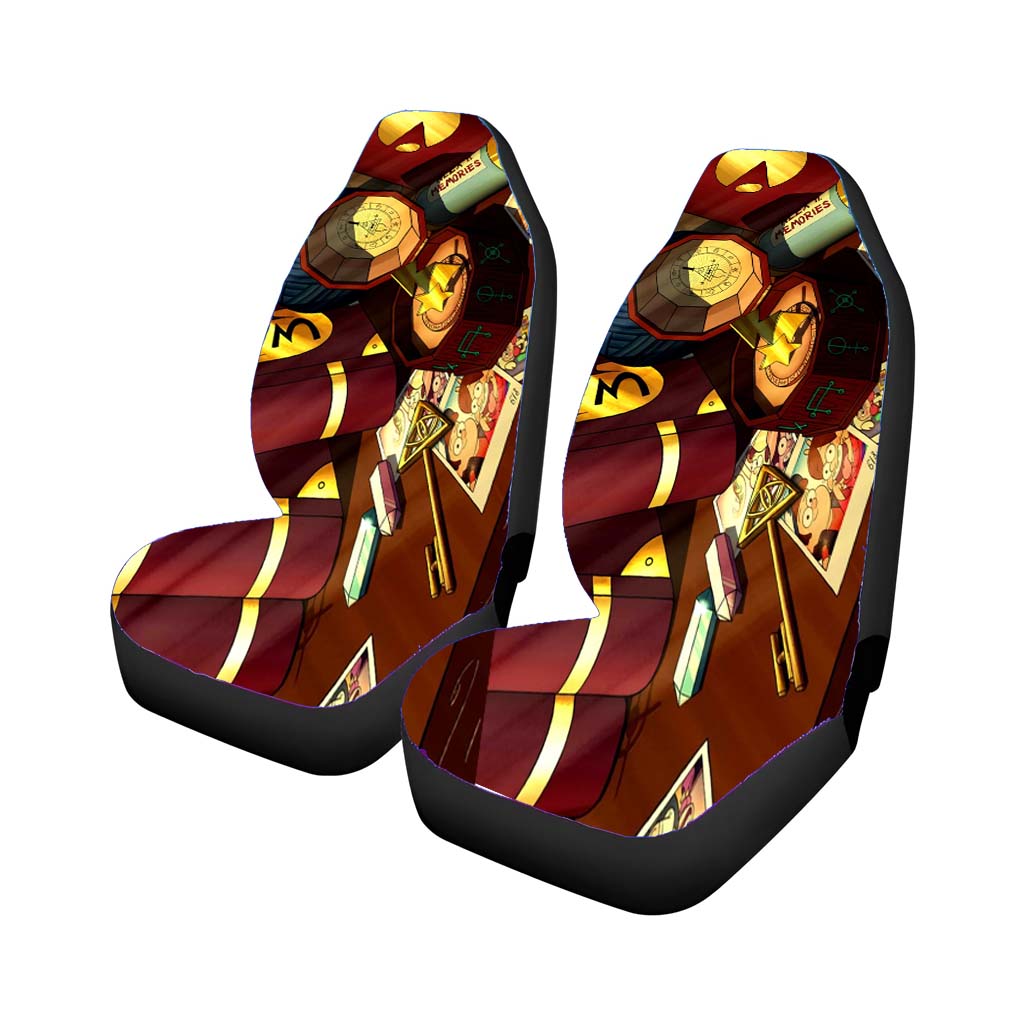 Gravity Falls Wallpaper Rear Car Seat Covers
