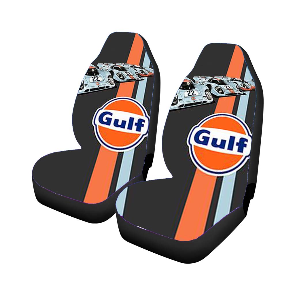 Gulf Oil Motor Rear Car Seat Covers