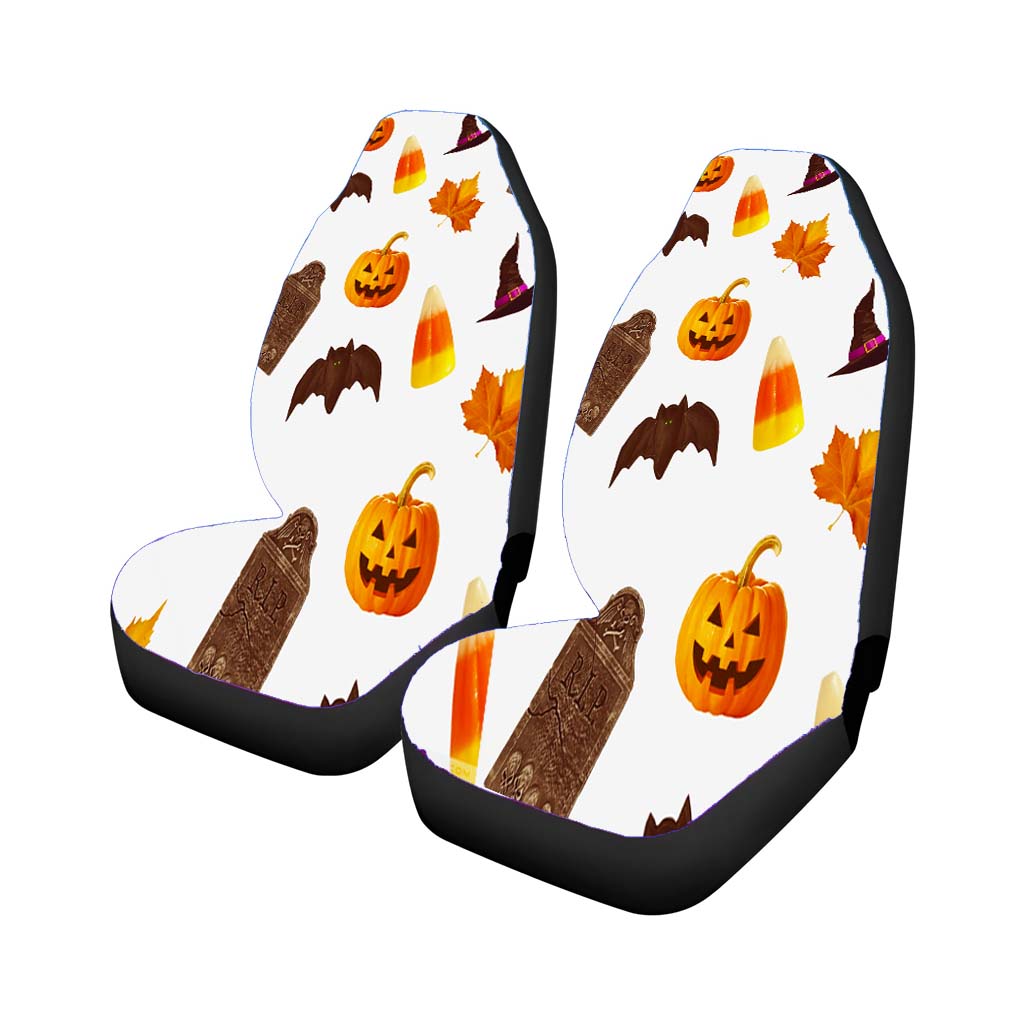 Happy Halloween Stuff Rear Car Seat Covers