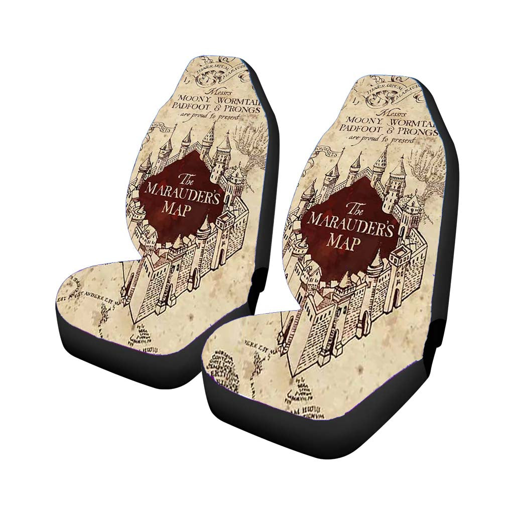 Harry Potter Inspired The Marauders Map Rear Car Seat Covers