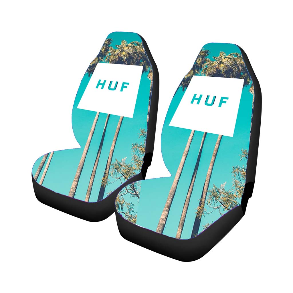 Huf Palm Art Poster Rear Car Seat Covers