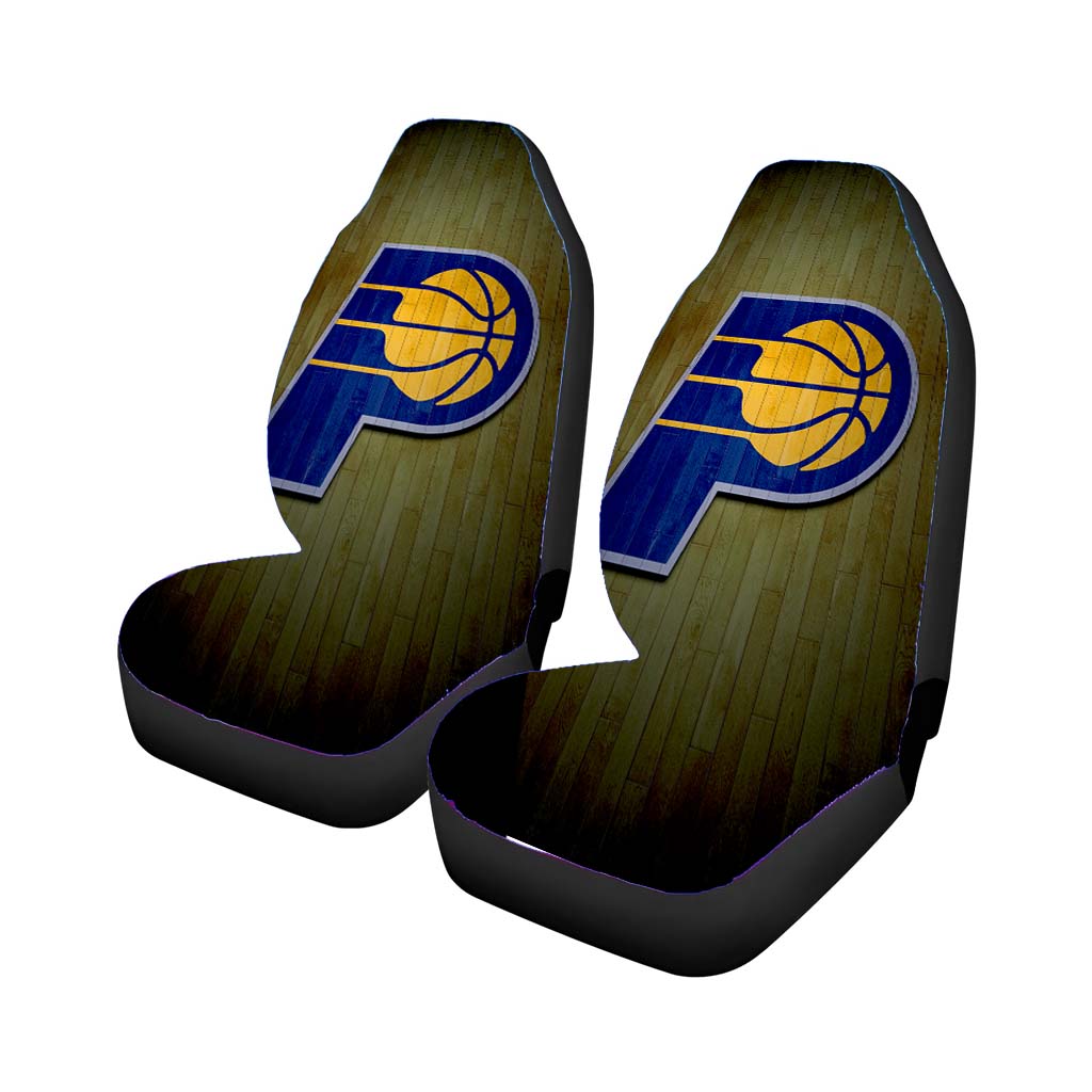 Indiana Pacers Hardwood Rear Car Seat Covers
