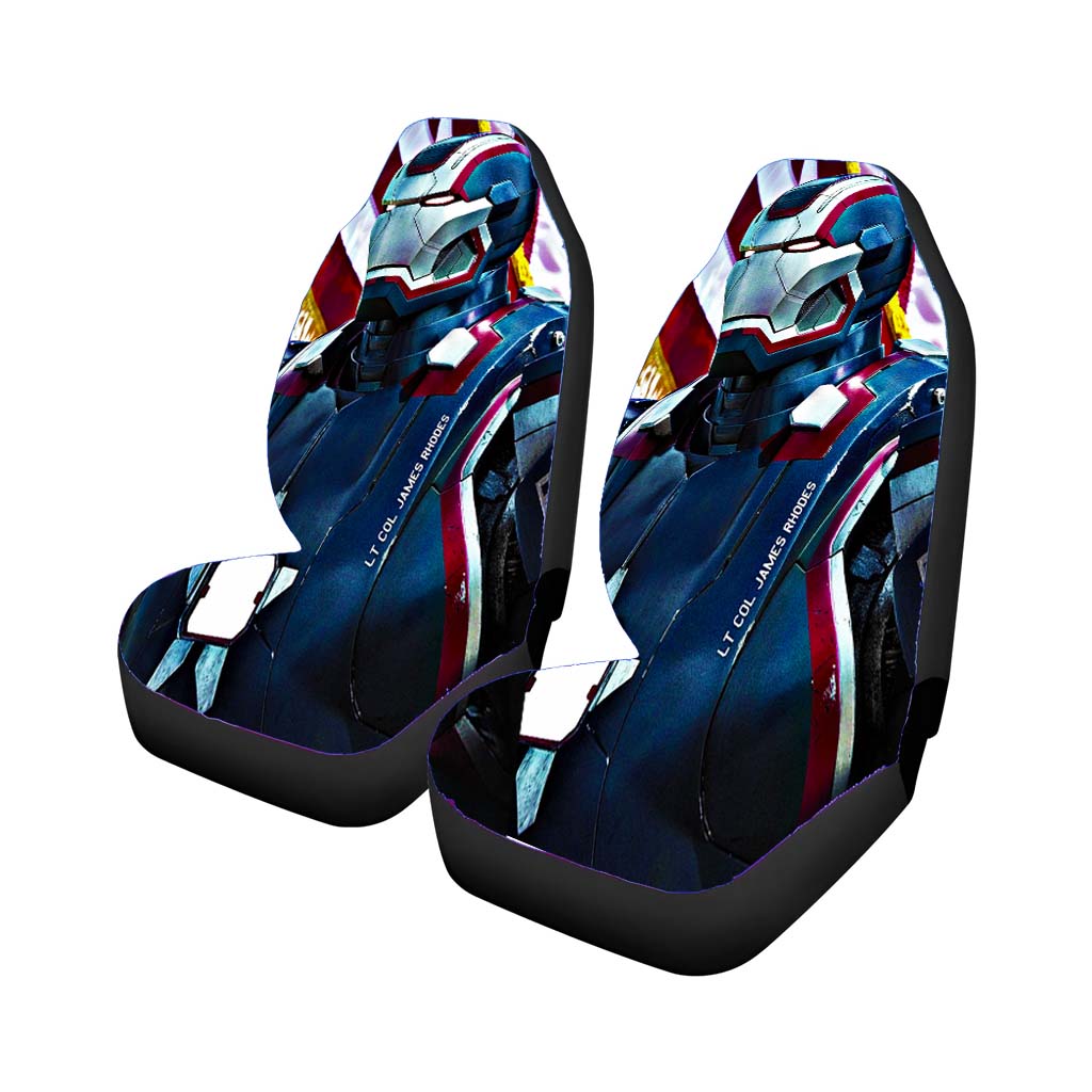 Iron Man Iron Patriot Rear Car Seat Covers