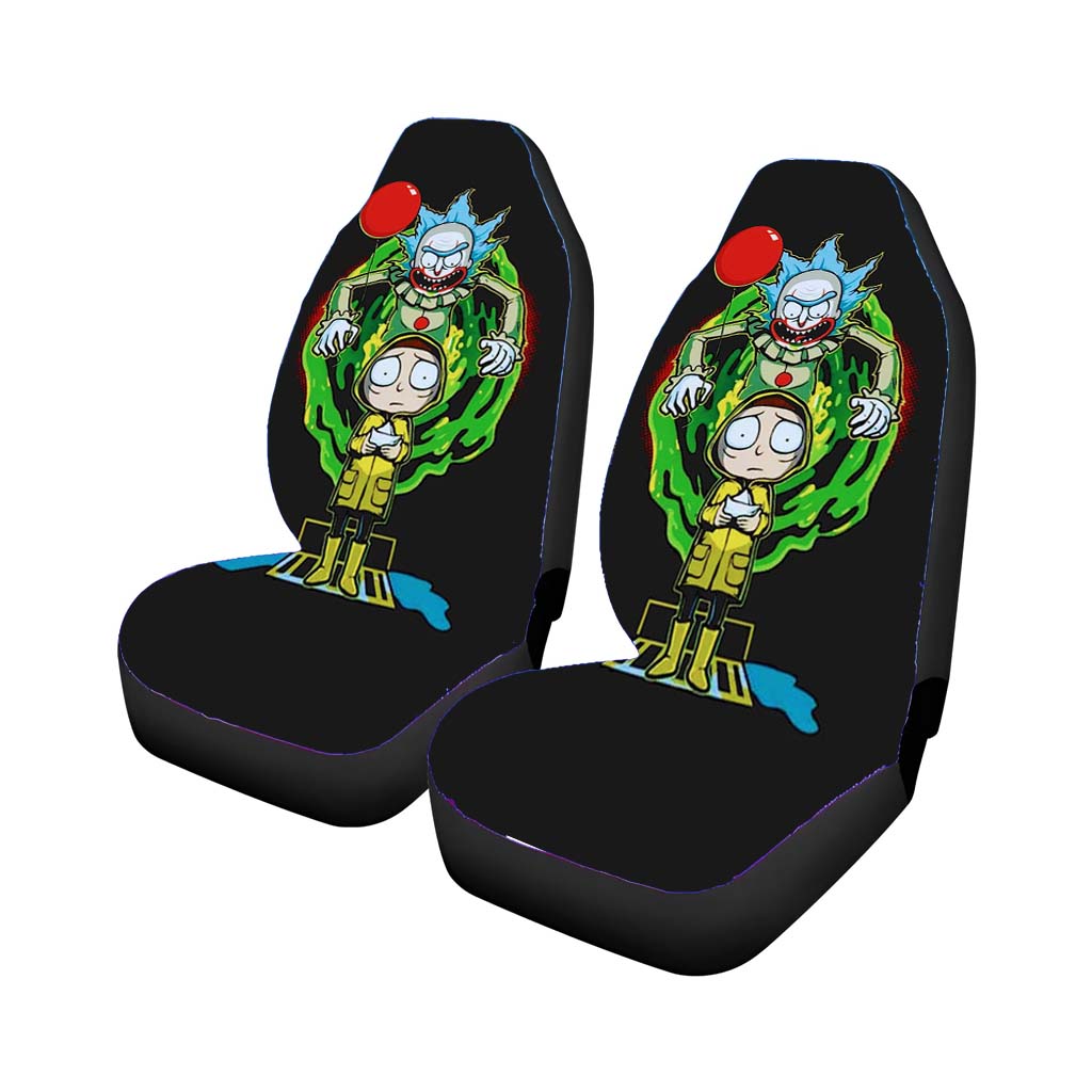 It Clown Pennywise Balloon 2 Rear Car Seat Covers
