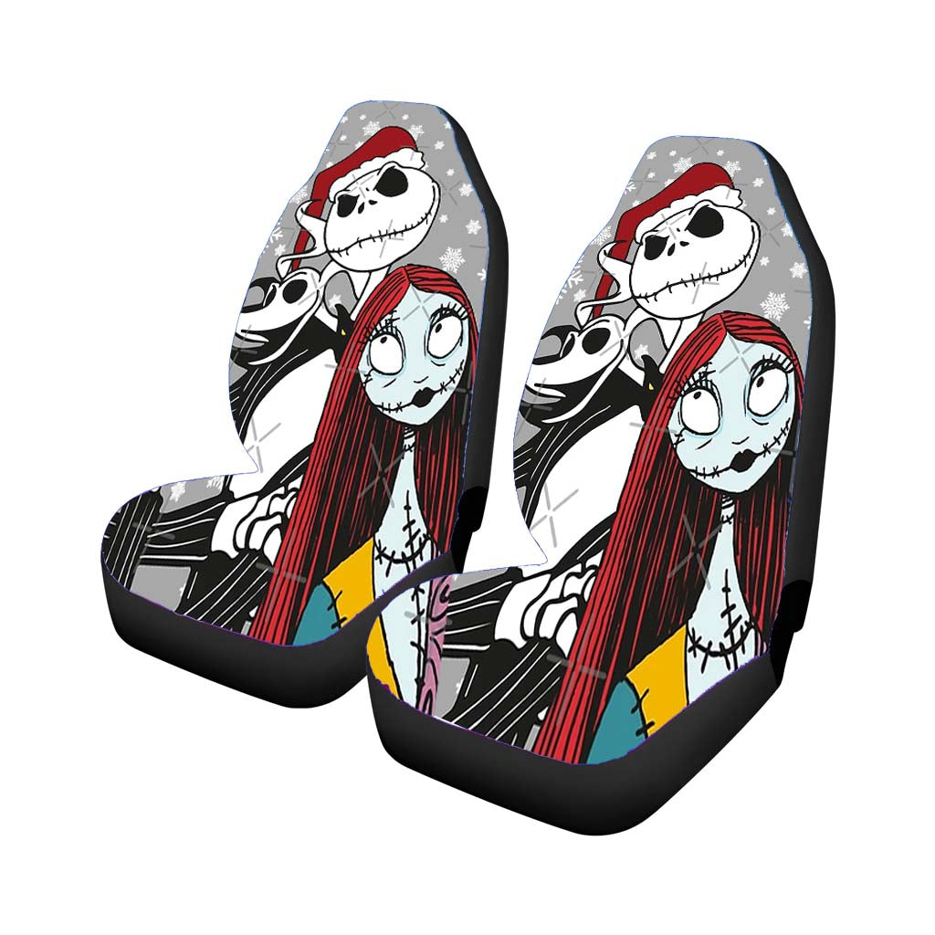 Jack Skellington, Zero And Sally - The Nightmare Before Christmas Rear Car Seat Covers