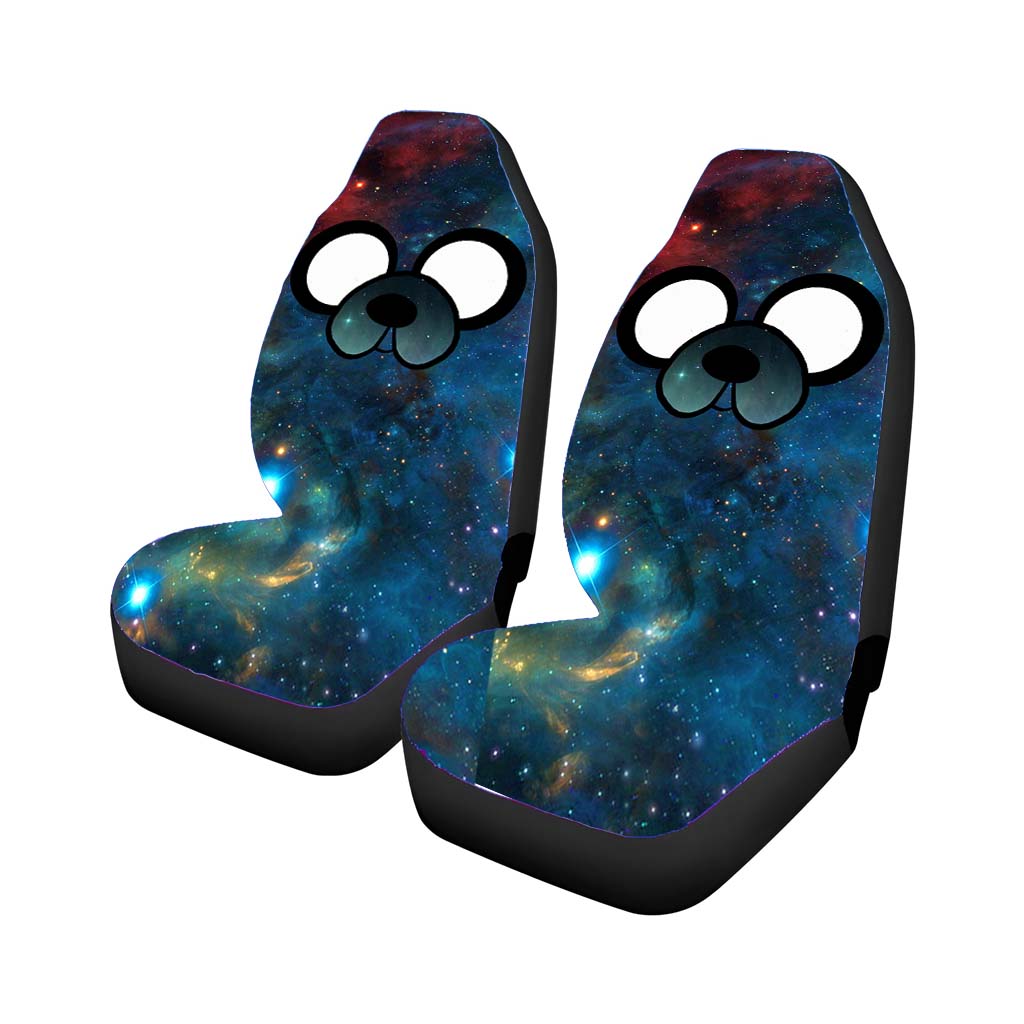 Jake Adventure Time Galaxy Rear Car Seat Covers