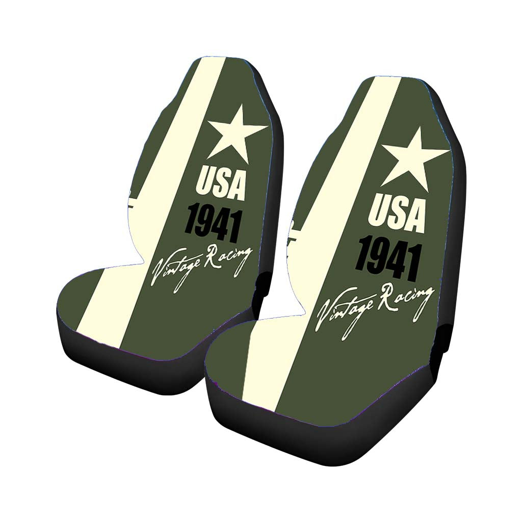 Jeep 1941 Vintage Racing Rear Car Seat Covers