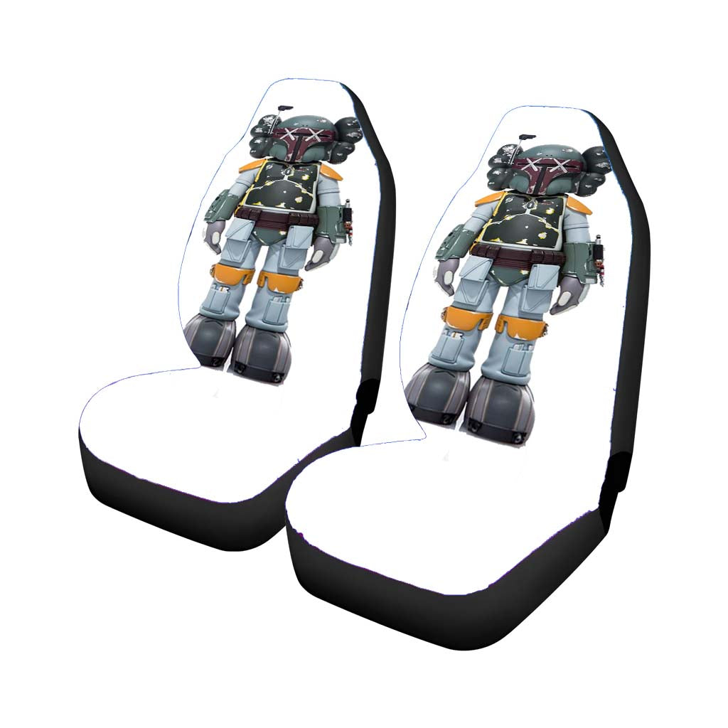 Kaws Boba Fett Rear Car Seat Covers