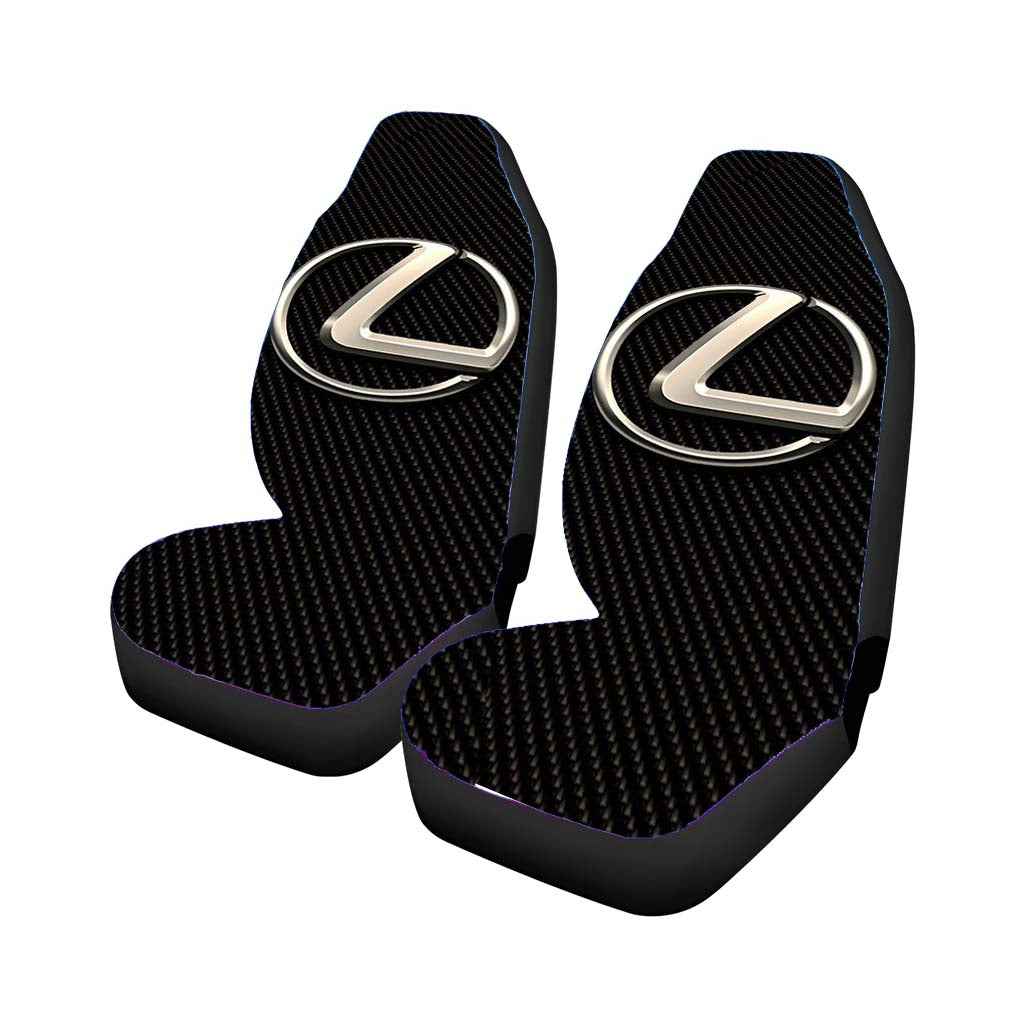 Lexus Logo Carbon Rear Car Seat Covers