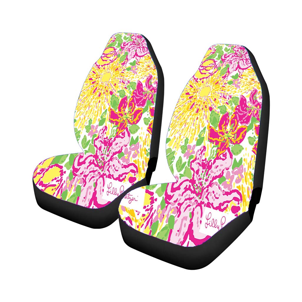Lilly Pulitzer A Story Written In The Sun Rear Car Seat Covers