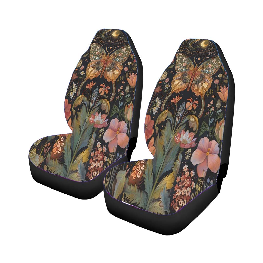 Majestic Moon Moth Moody Rear Car Seat Covers