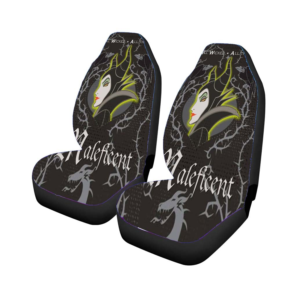 Maleficent Wicked All The Time Rear Car Seat Covers