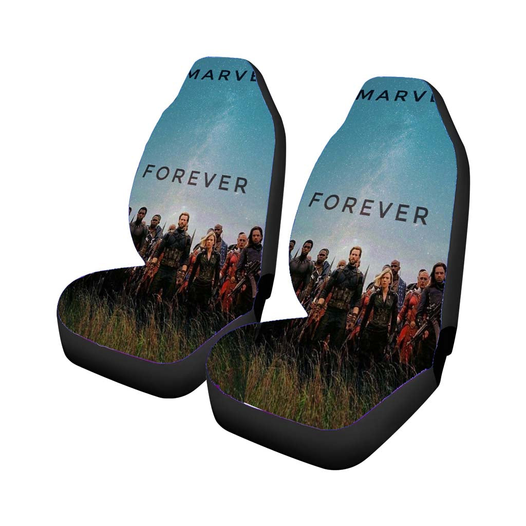 Marvel Forever Army Wallpaper Rear Car Seat Covers