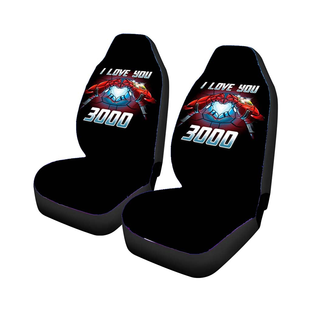 Marvel Studios Iron Man I Love You 000 Rear Car Seat Covers