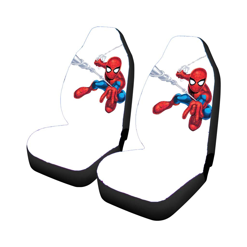 Marvel Super Hero Squad Chibi Spiderman Rear Car Seat Covers