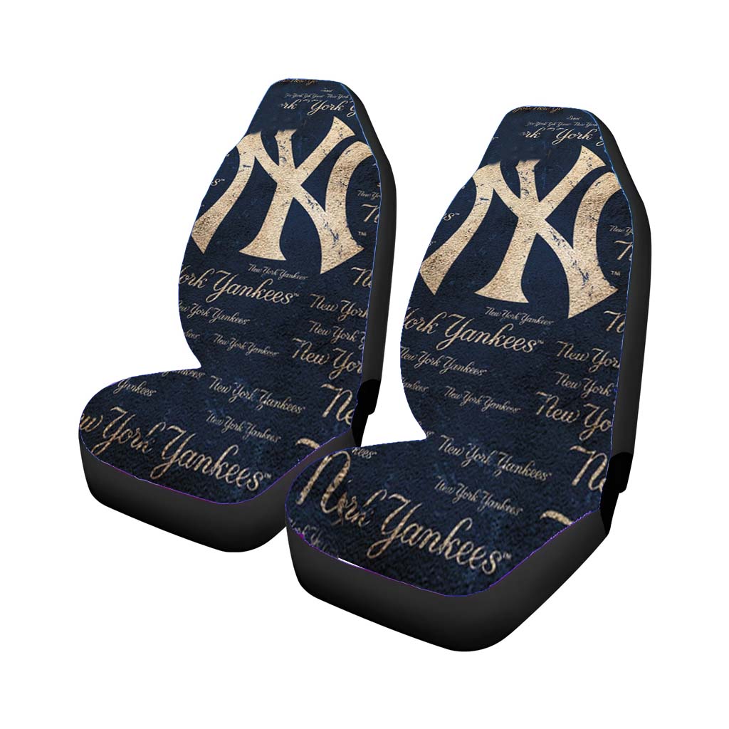 Yankees Baseball Logo Rear Car Seat Covers