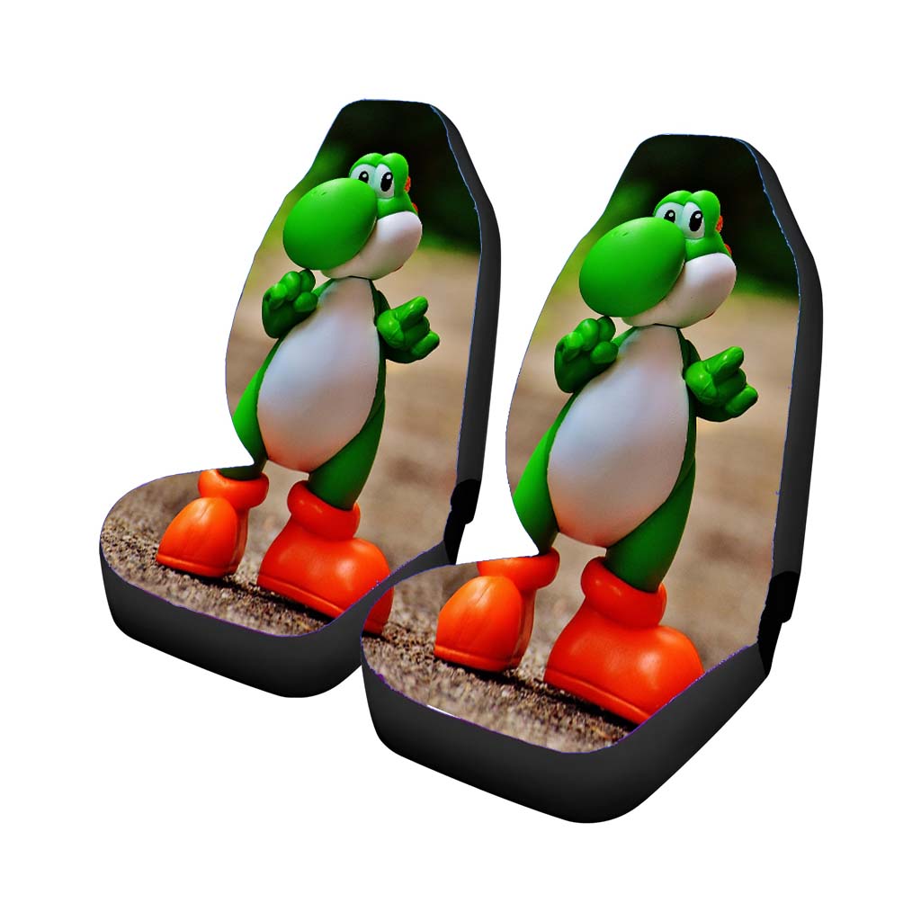 Yoshi Super Mario World Rear Car Seat Covers
