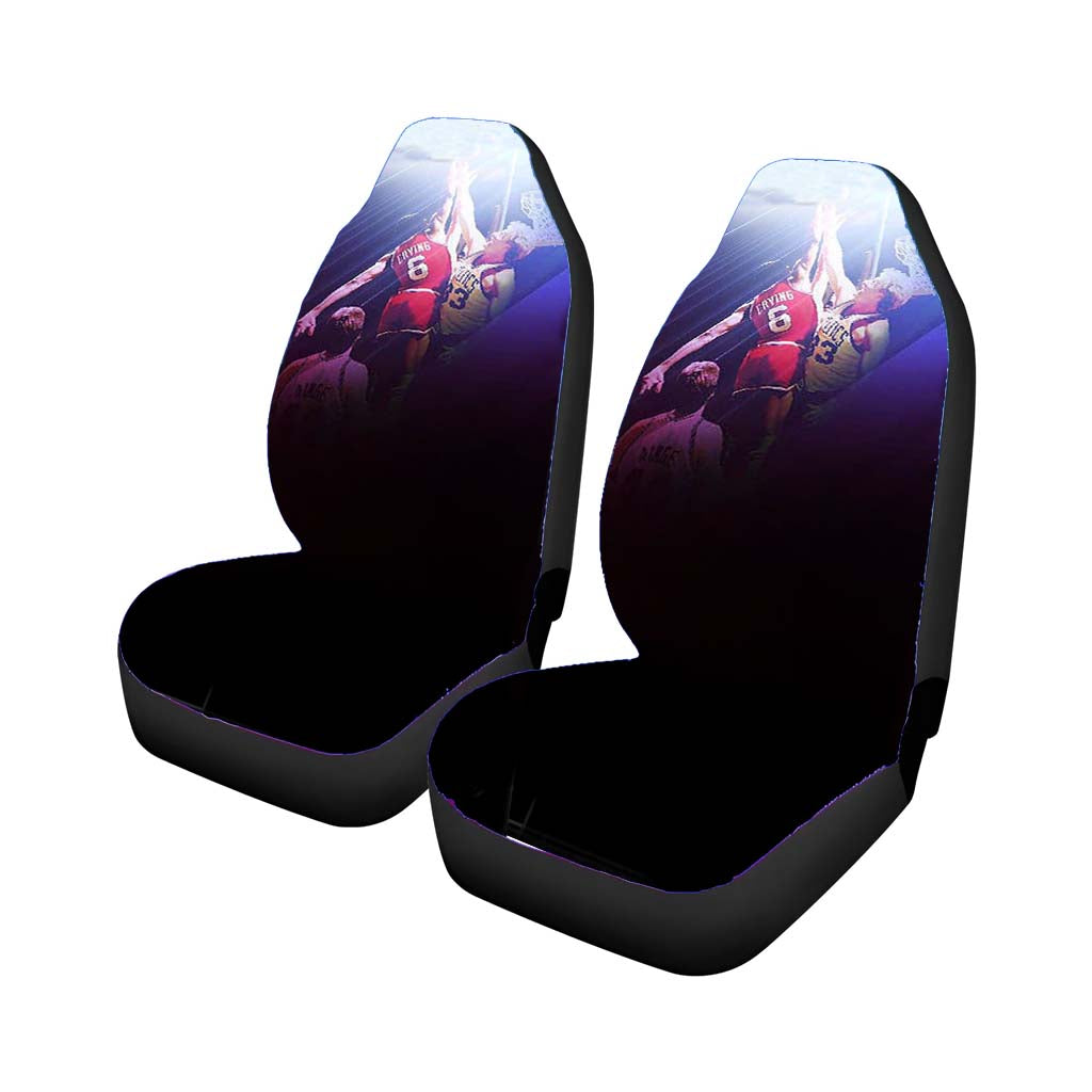 76Ers Dunk Over Larry Bird Widescreen Car Seat Cover Waterproof Protection