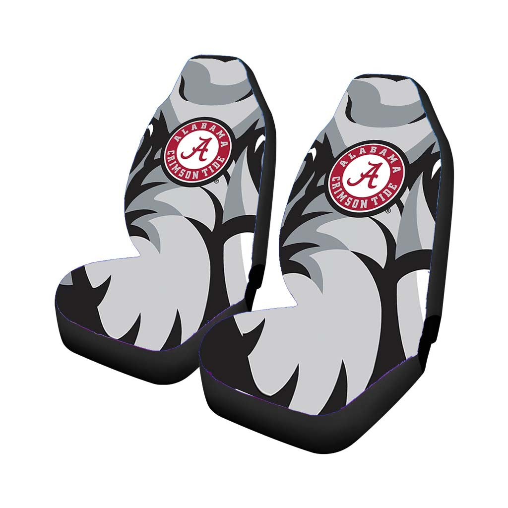 Alabama Crimson Tide Crimson Elephant Car Seat Covers