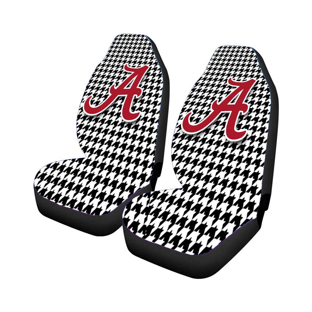 Alabama Houndstooth Crimson Tide Car Seat Covers