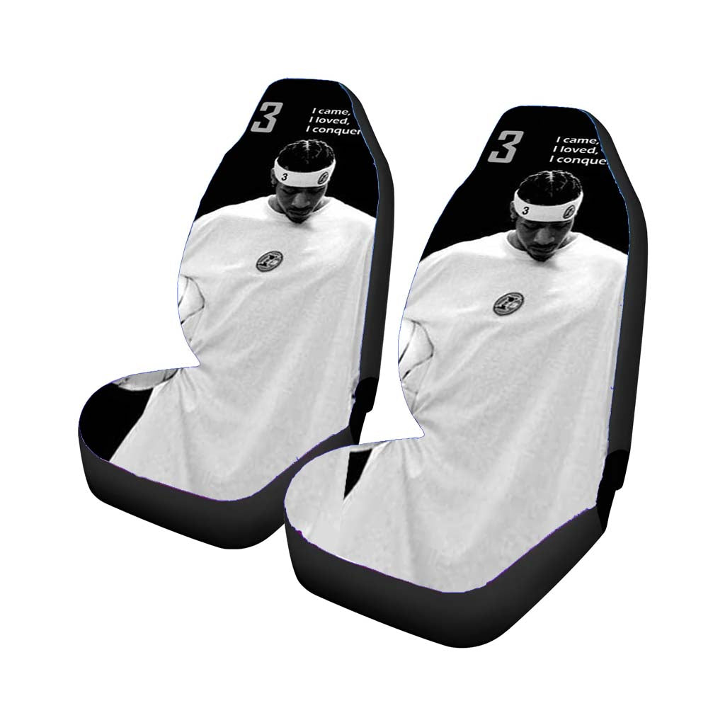 Allen Iverson Hi Contrast Car Seat Cover Waterproof Protection