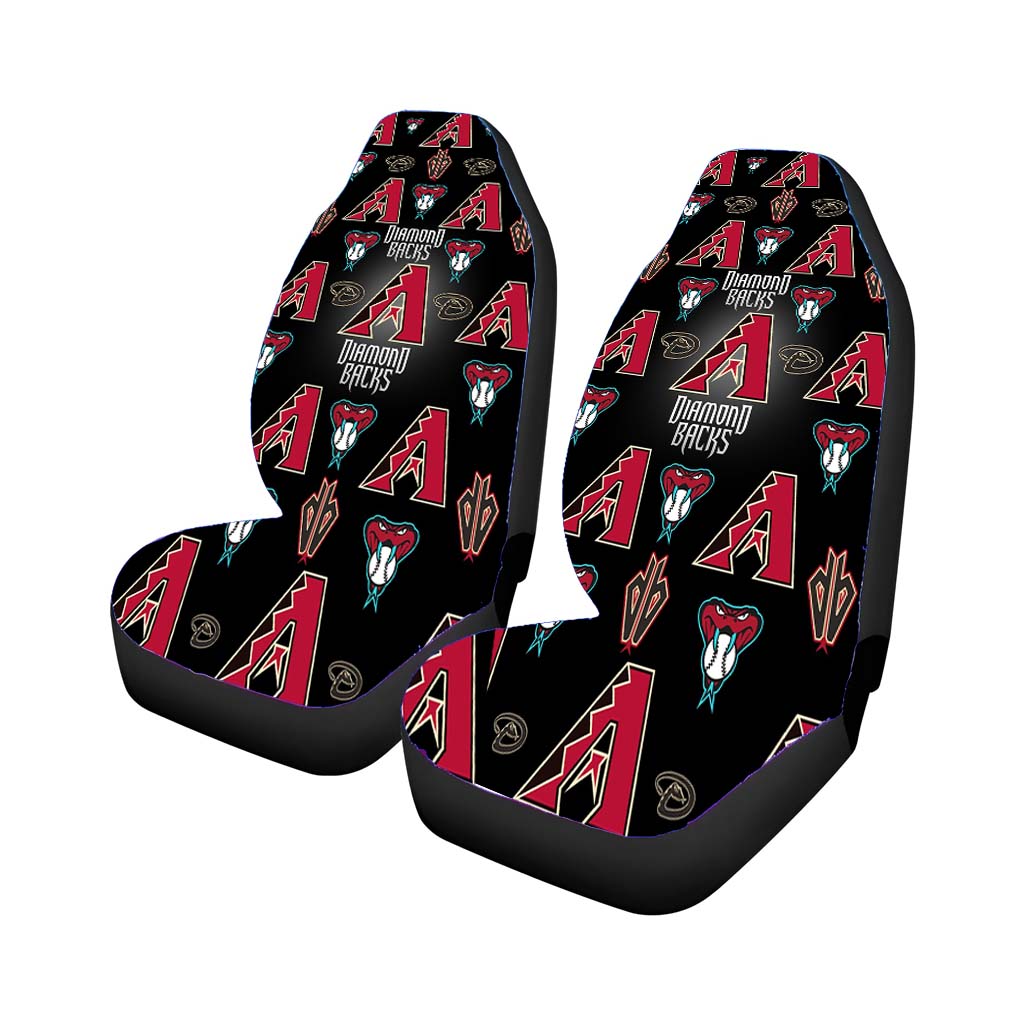 Arizona Diamondbacks Logo Pattern Black Car Seat Cover Waterproof Protection