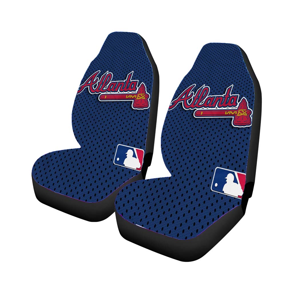Atlanta Braves Wallpaper Car Seat Covers
