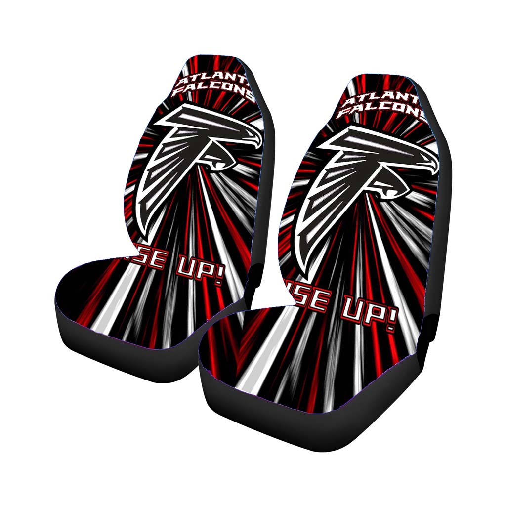 Atlanta Falcons Rise Up Nfl Logo Car Seat Cover Waterproof Protection