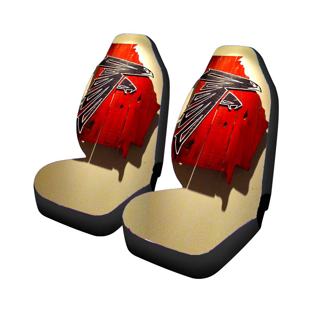 Atlanta Falcons Wall Art 3D Car Seat Cover Waterproof Protection