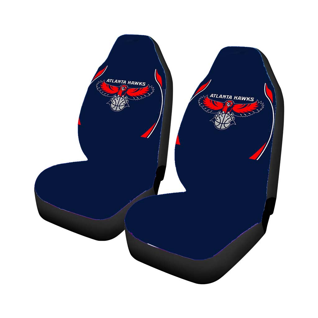 Atlanta Hawks Blue Car Seat Covers