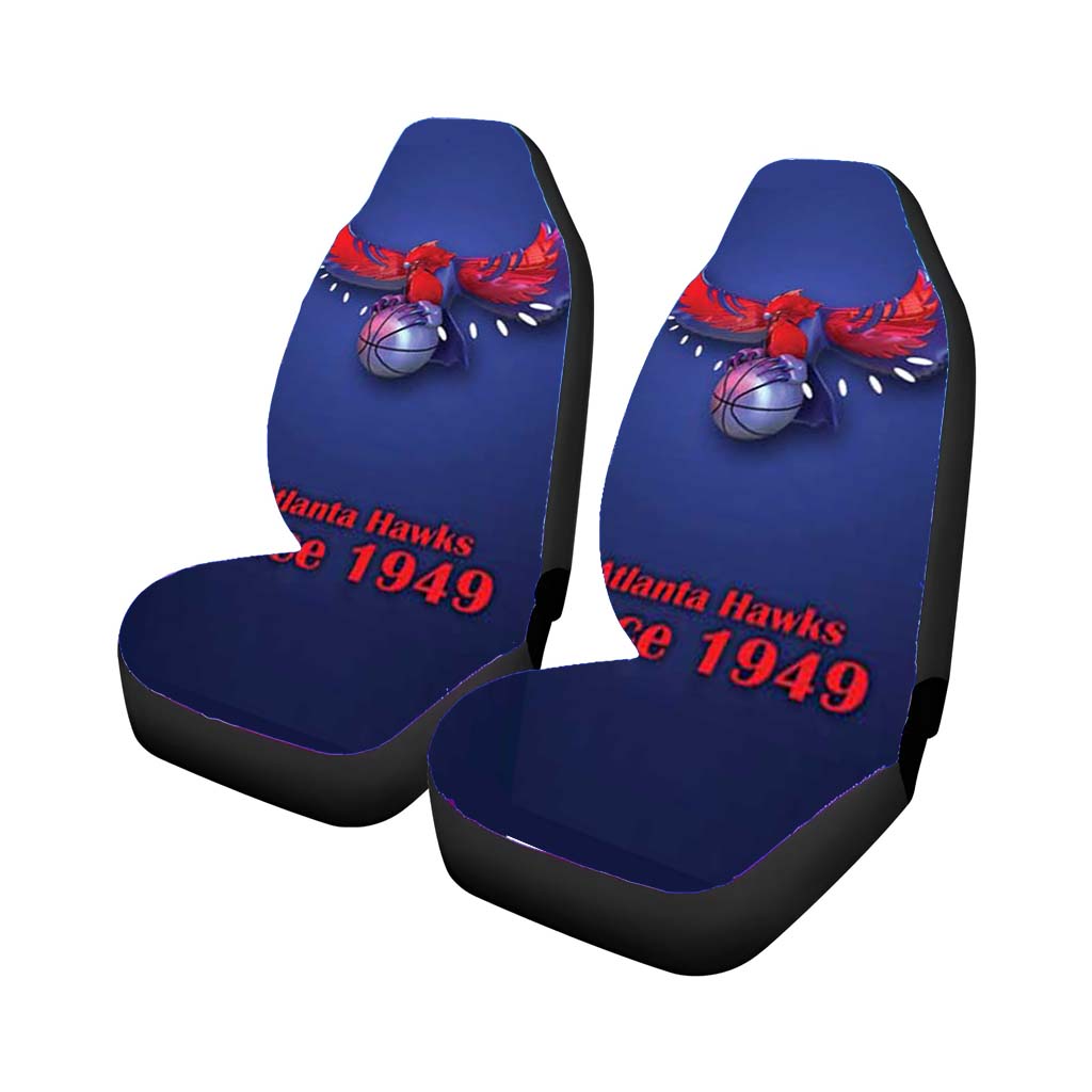 Atlanta Hawks Blue Fade Car Seat Covers