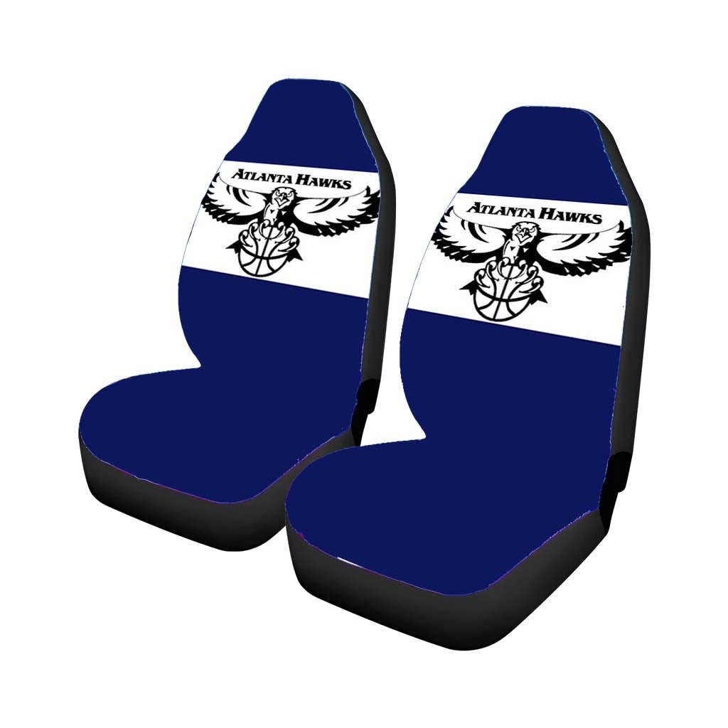 Atlanta Hawks Blue White Car Seat Covers