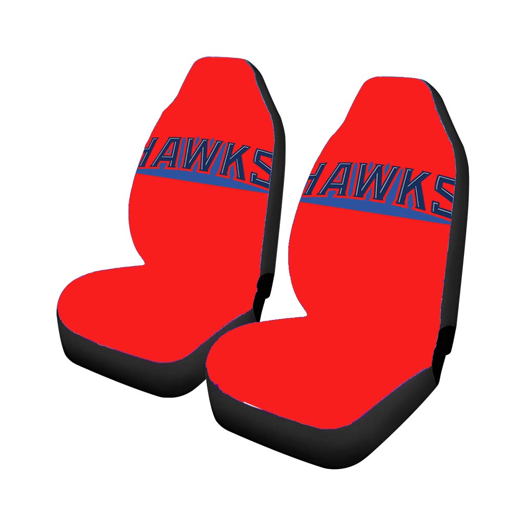 Atlanta Hawks Red Blue Car Seat Cover Waterproof Protection