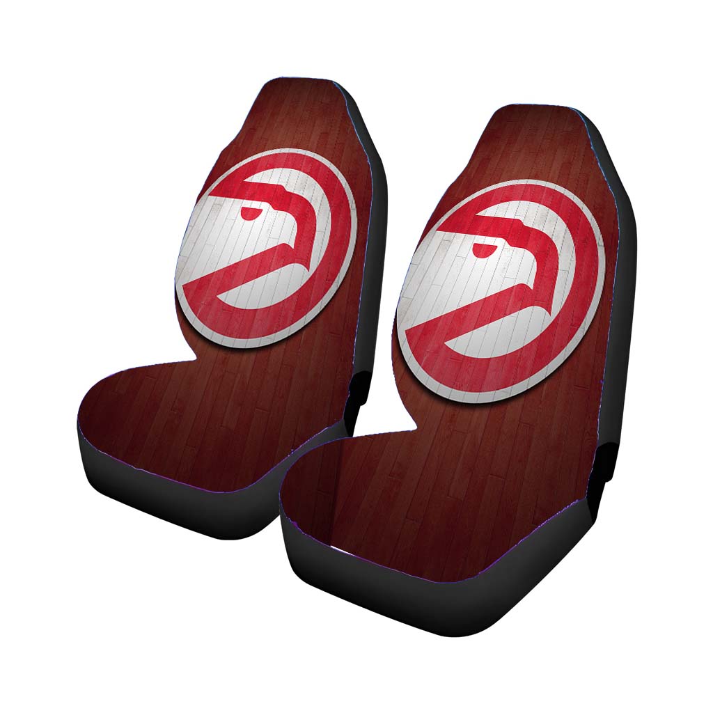 Atlanta Hawks Wood Wallpaper Car Seat Covers