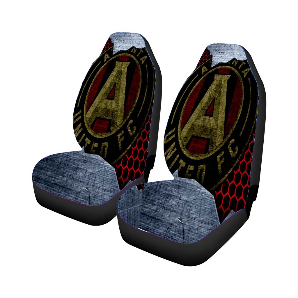 Atlanta United Fc Soccer Logo Car Seat Cover Waterproof Protection