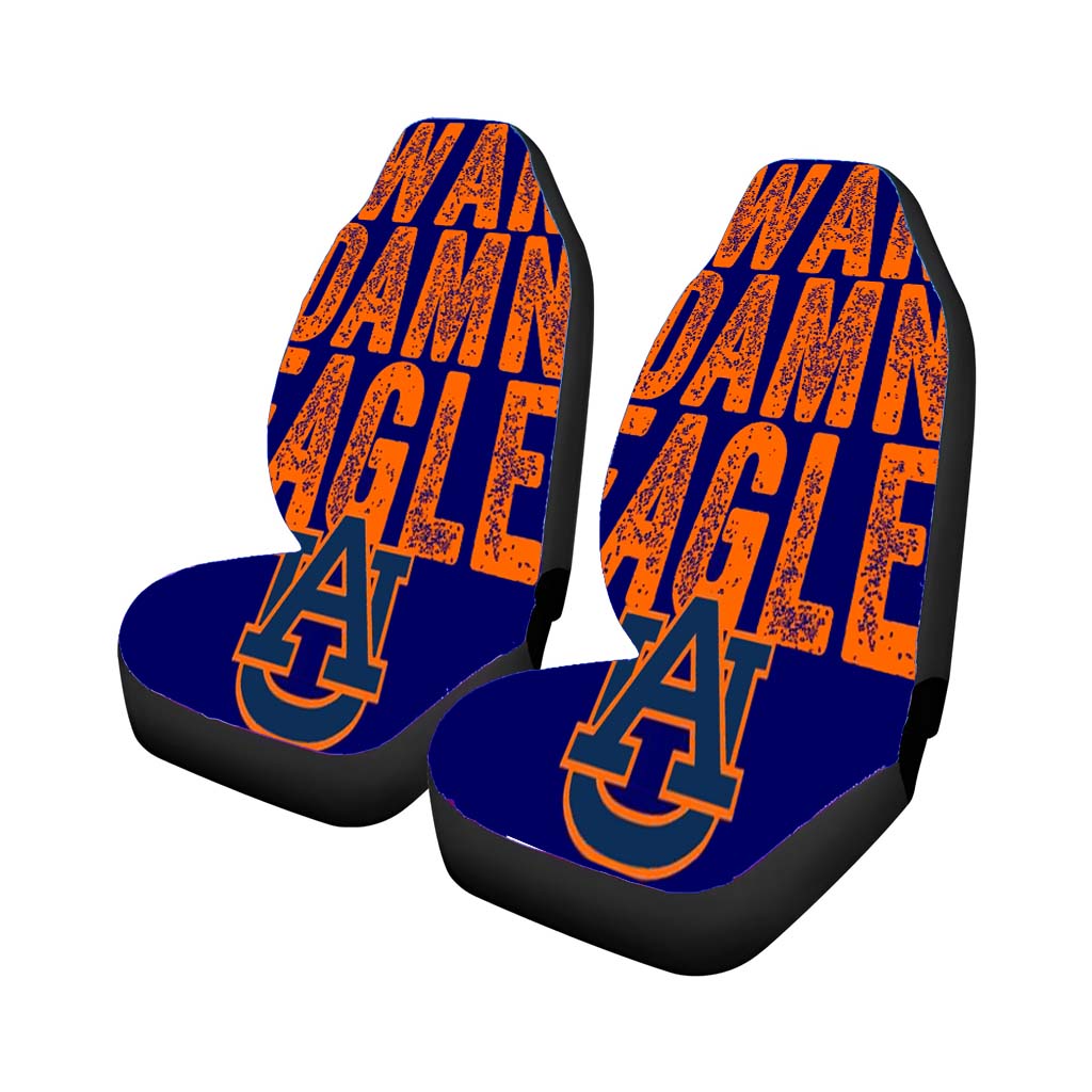 Auburn Tigers University War Damn Eagle Logo Car Seat Covers