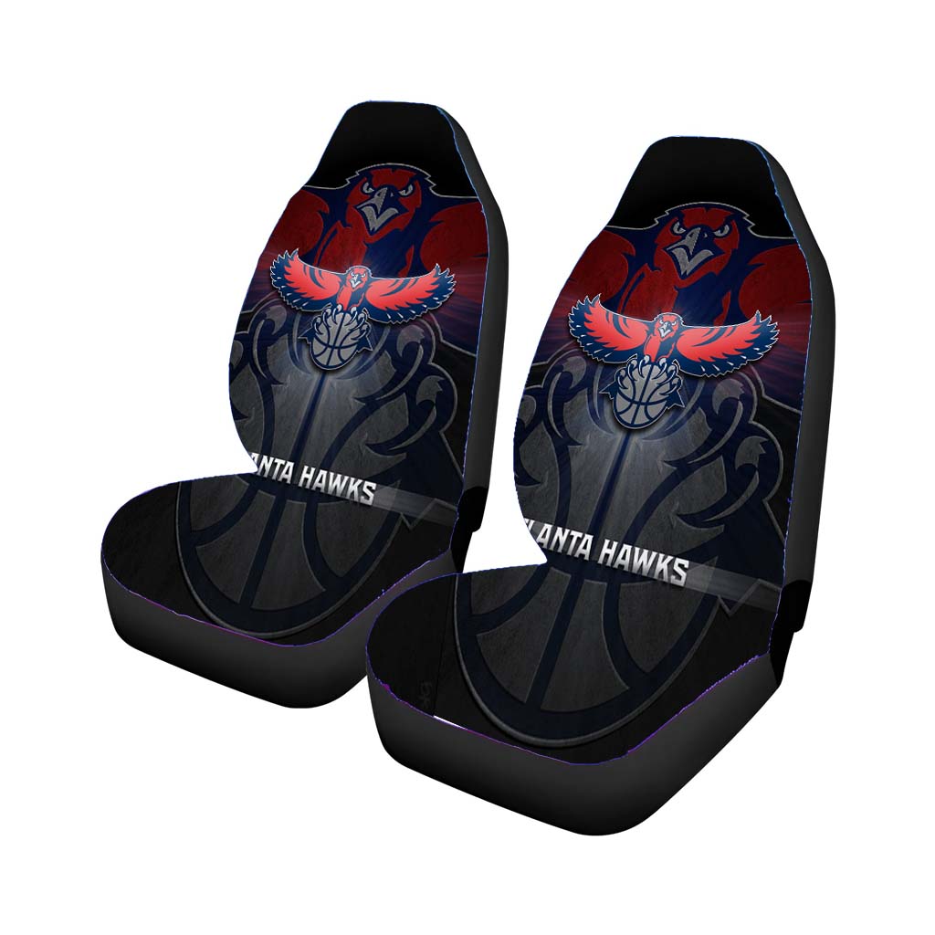 Awesome Atlanta Hawks Nba Logo Car Seat Covers