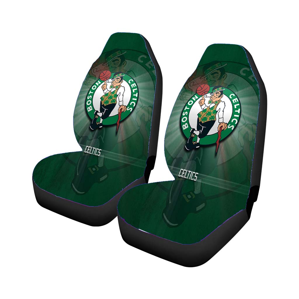 Awesome Boston Celtics Logo Wallpaper Car Seat Covers