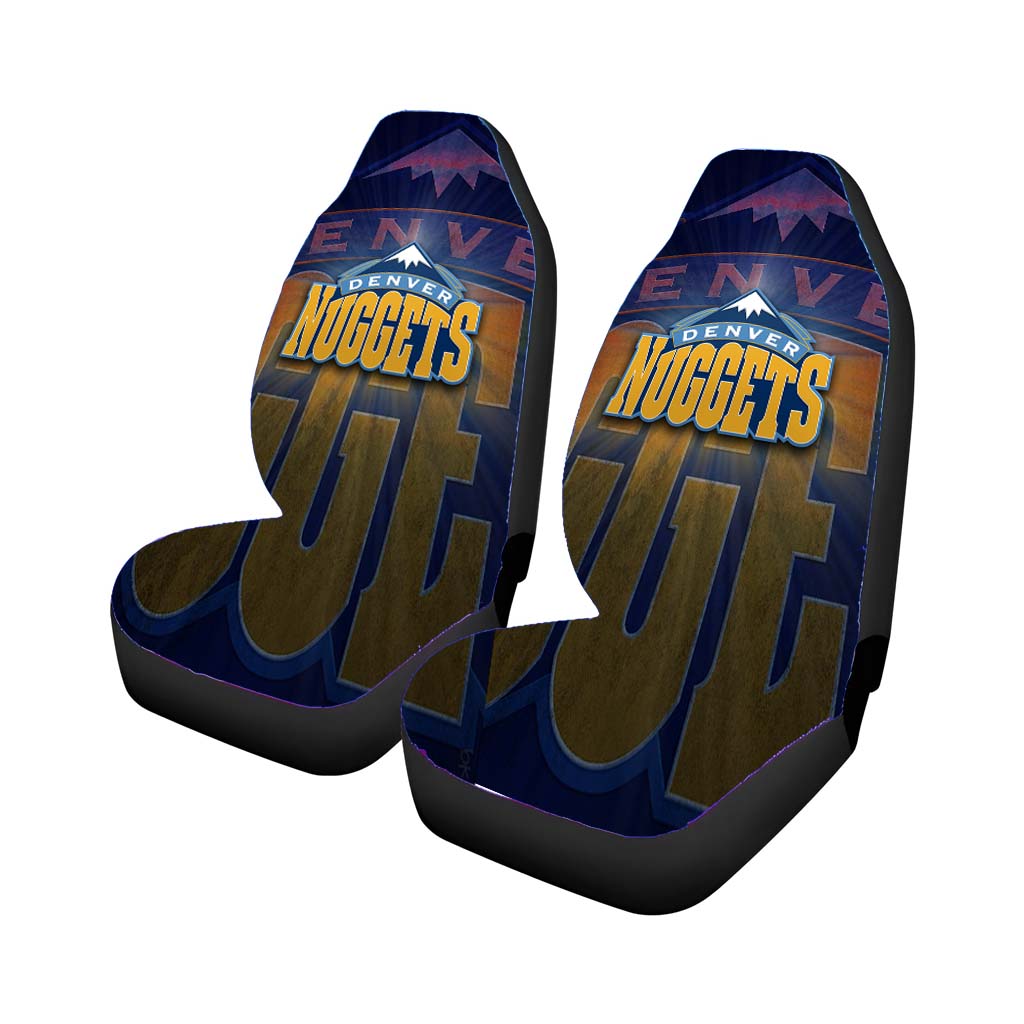 Awesome Denver Nuggets Basketball Team Logo Car Seat Covers