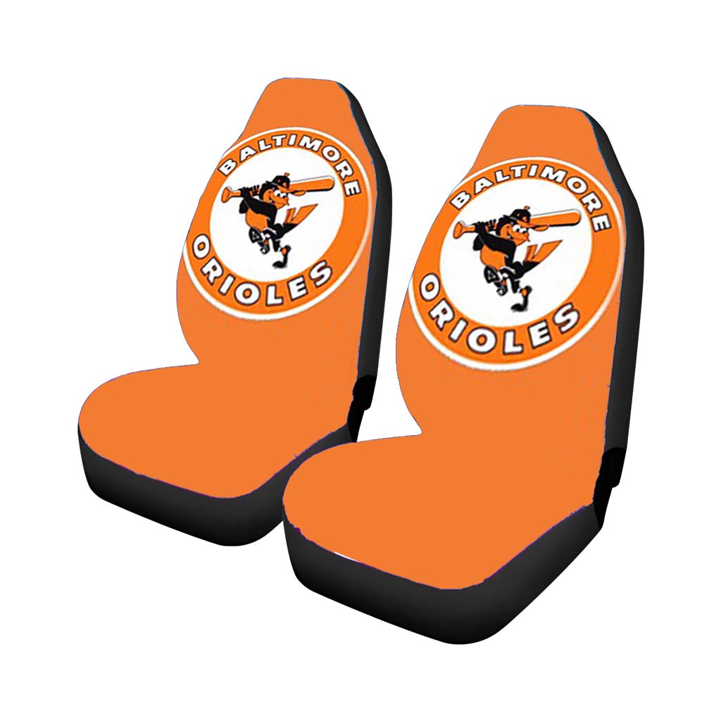Baltimore Orioles 2 Car Seat Covers