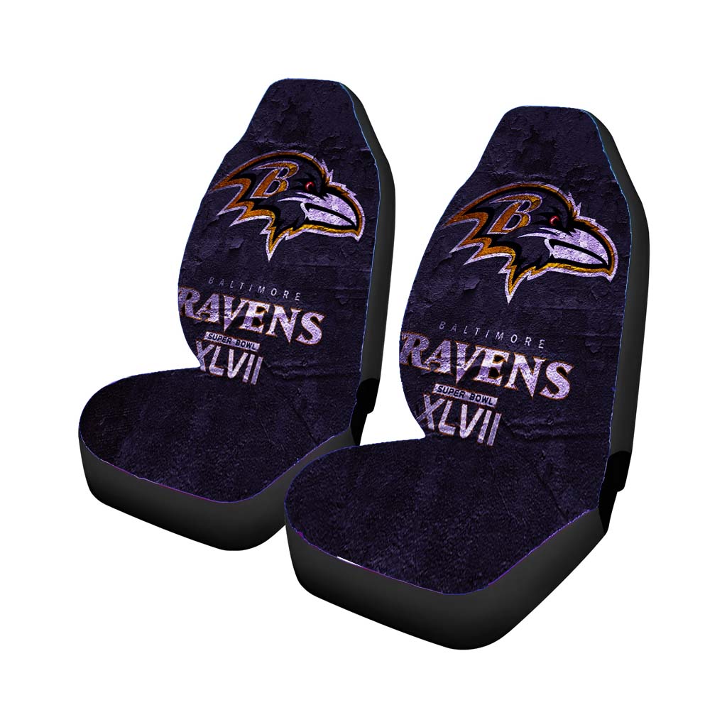 Baltimore Ravens Nfl Xlvii Logo Car Seat Covers