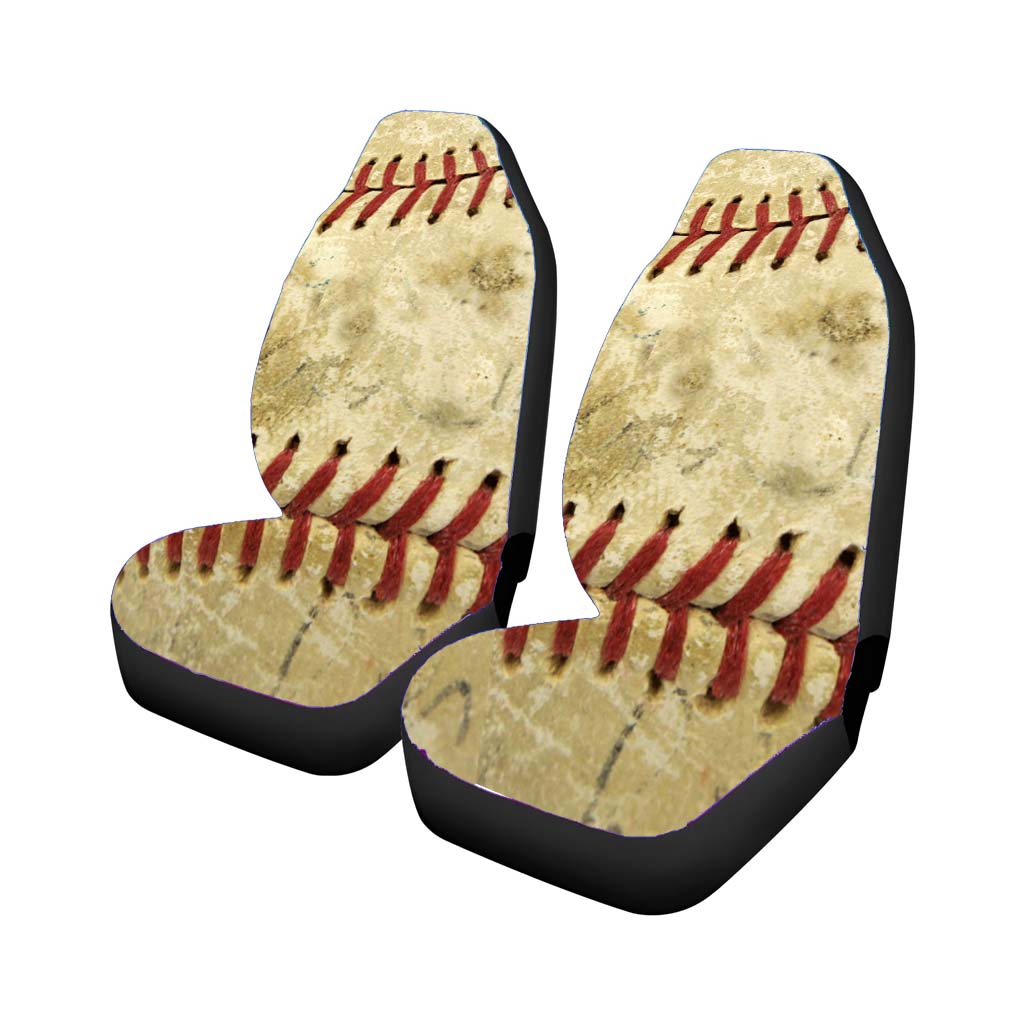 Baseball Ball Skin Car Seat Covers