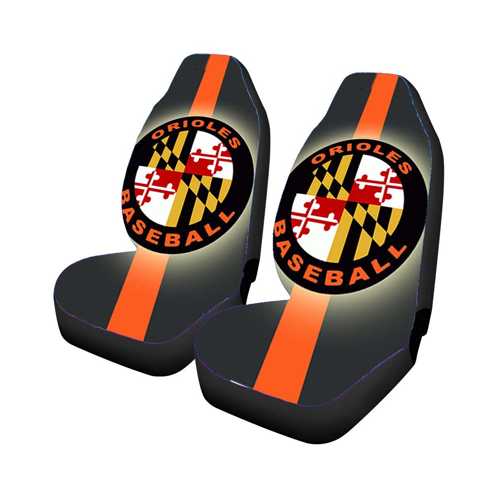 Baseball Orioles Car Seat Covers