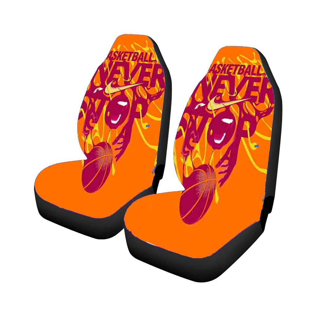 Basketball Never Stop Car Seat Covers