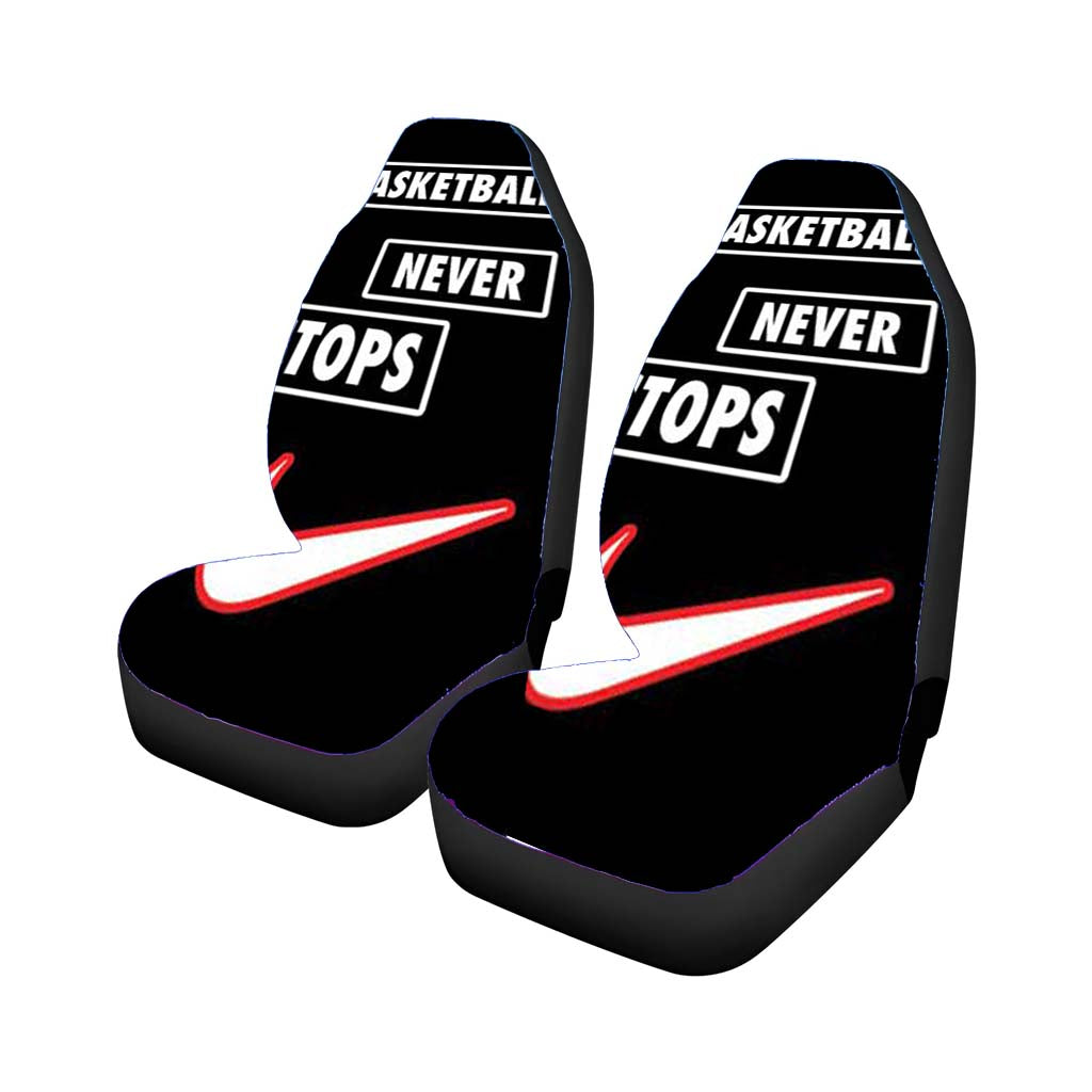 Basketball Never Stops Stagger Car Seat Cover Waterproof Protection